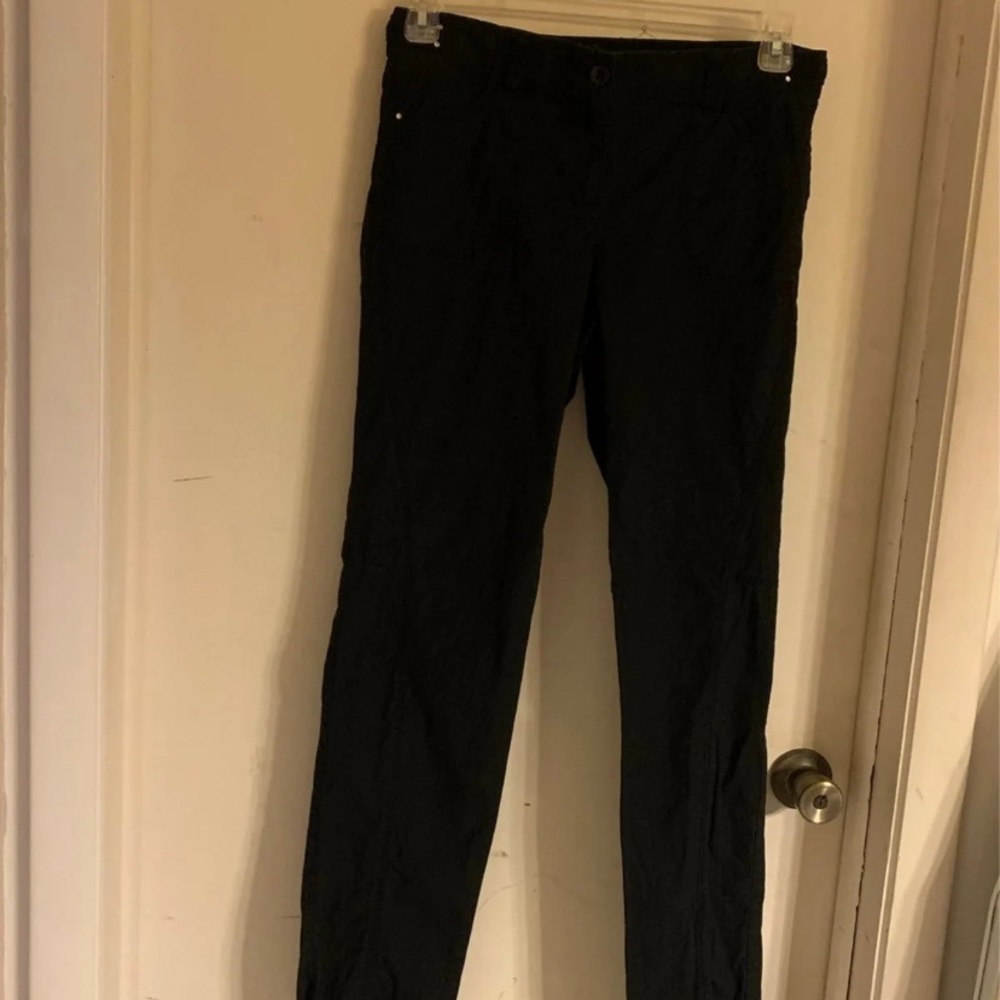 Chico’s Stretch Ripstop skinny pants